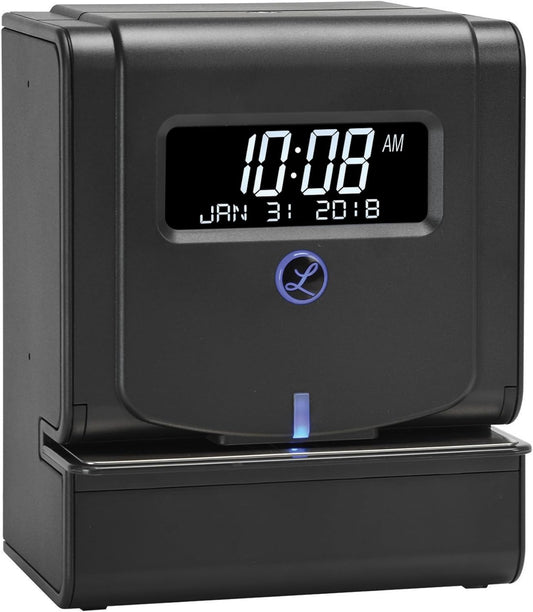 MPK Heavy Duty Maintenance-Free Thermal Print Time Clock (2100HD), Black, 9.8" x 6" x 8"
